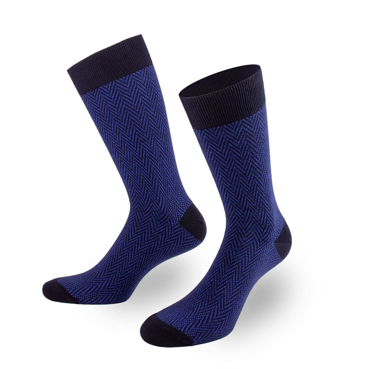 Luxus Herren Socken in blau schwarz von PATRON SOCKS