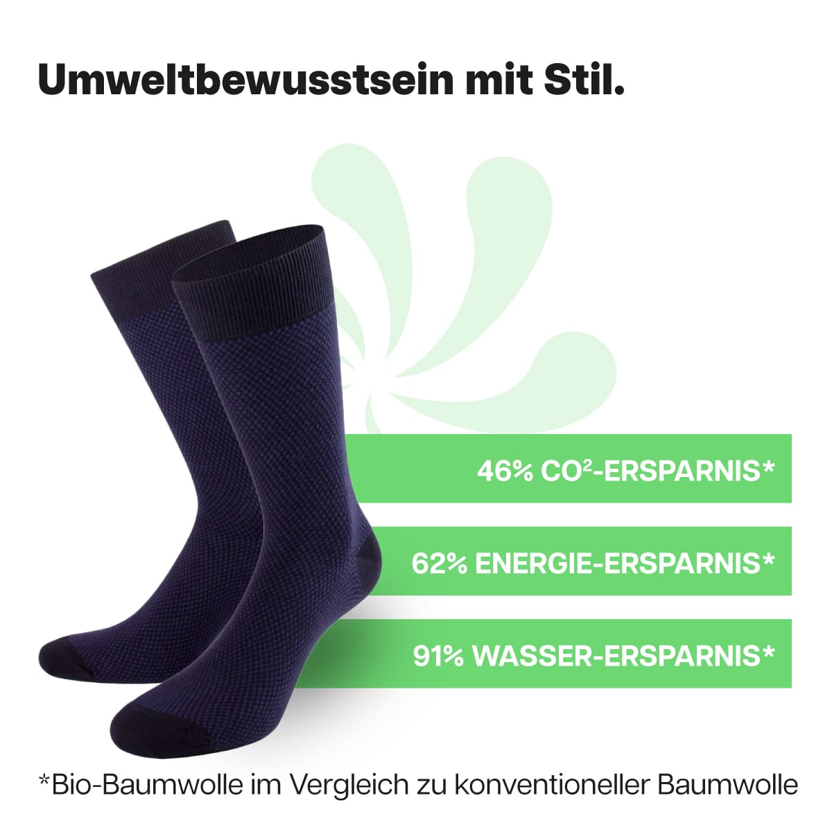Nachhaltige Luxus Herren Socken aus Bio-Baumwolle von PATRON SOCKS

